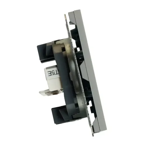 Розетка PC+PC ЭМИЛИ платиново-серый RST00-5111-10