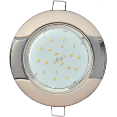 Свет. точ. ECOLA GX53-H4 Волна жемчуг/черный/хром FO71H4ECB(509125)