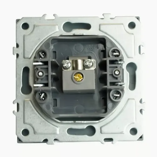 Розетка TV ЭМИЛИ платиново-серый RST00-5108-10