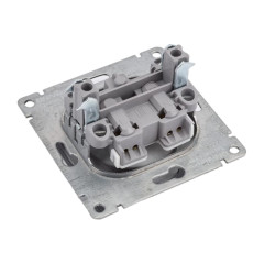 Розетка 2P Universal Афина 16А графит А0022-Gr