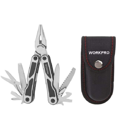 Мультитул WORKPRO 15 в 1, 150 мм (WP382009)