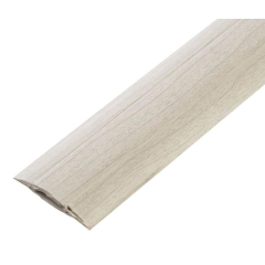 Порог с кабель-каналом 36мм 1,6 Ясень серый ПВХ (ПМК36-1,6 253 ИДЕАЛ)