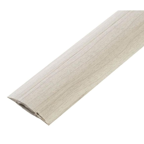 Порог с кабель-каналом 36мм 1,6 Ясень серый ПВХ (ПМК36-1,6 253 ИДЕАЛ)