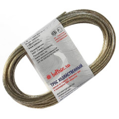 Шнур д/белья d 3мм 20м металлополимер (119570)