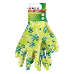 Перчатки PALISAD с обливом, зеленые, L (67743)