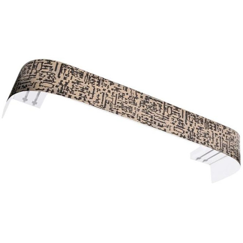 Карниз Ле-Гранд Бруно 2,0м (2ряд) черное золото с поворотами (3)