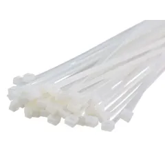 Стяжка кабельная (хомут) System Electric 150 x 3,6 мм белая 100шт