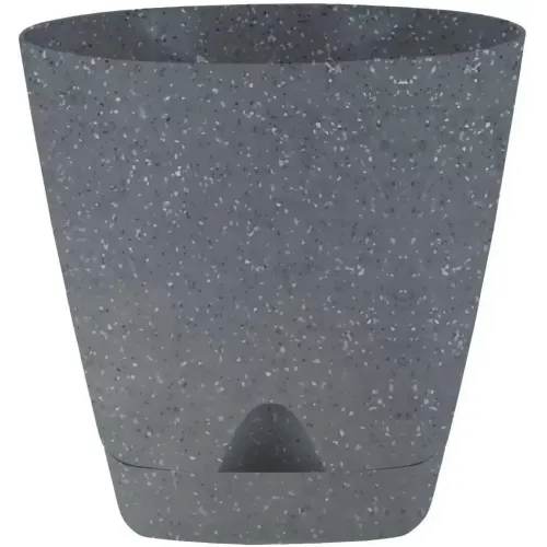 Горшок для цветов 0.65 л темный камень INGREEN AMSTERDAM (ING629810026)