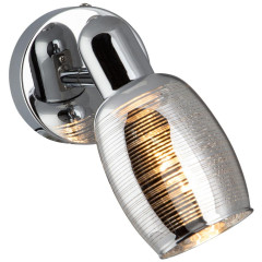 Светильник настенный EUROSVET 20033/1 хром(3м2)