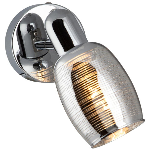 Светильник настенный EUROSVET 20033/1 хром(3м2)