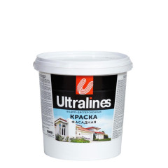 Краска в/д ULTRA LINES Фасадная 1,5кг