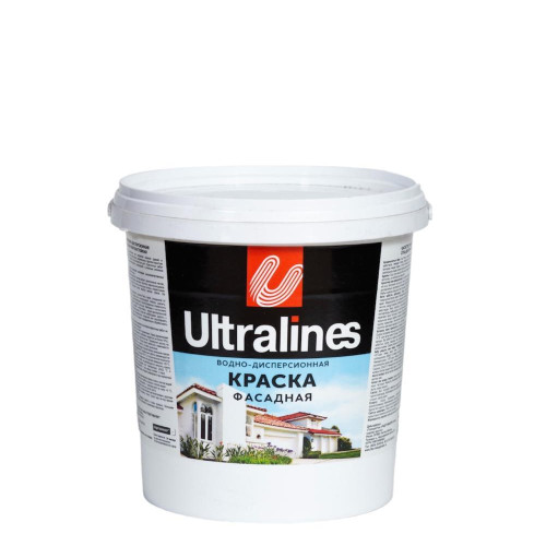Краска в/д ULTRA LINES Фасадная 1,5кг