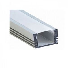 Профиль накладной алюминиевый + матовый рассеиватель для LED ленты 16х12мм SMARTBUY (559320)