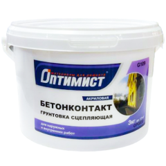 Бетонконтакт ОПТИМИСТ G 109 грунтовка акрил. сцепляющ. универс. 3 кг