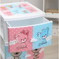 Комод Росспласт Друзья 4 ящика (374112)