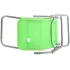 Шезлонг Green Days 147х58х38 см зеленый 100 кг (YTBC040-green)