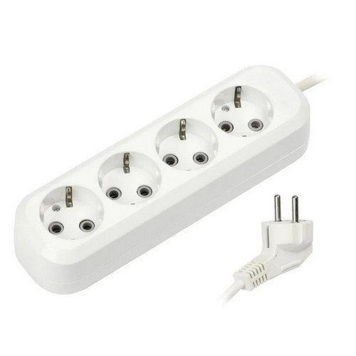 Удлинитель 4-мест. 1,5м 2P+Е бел. 16А (ПВС 3х1) 1-2.SALE (860484)