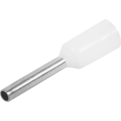 Наконечник штыревой втулочный изолир. 0,5мм.кв. х 8мм белый (уп.=100шт.) КВТ (400571)