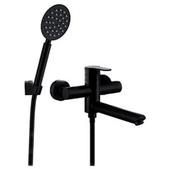 Смеситель для ванны FRAP F32801-6, чёрный ф 40