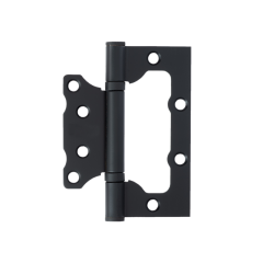 Петля накладная VETTORE 100*75*2.5мм MBP черный мат(17621)