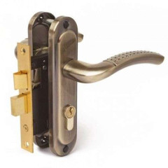 Замок врезной с руч. AVERS 0823/60-АВ (00007)