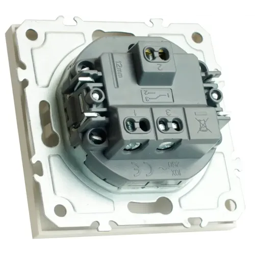 Переключатель 1-кл ЭМИЛИ белый RSW10-5105-01