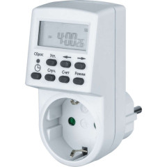 Таймер розеточный электронный  61 555 NTR-E-S01-WH Navigator 61555