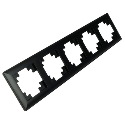 Рамка 5-пост Катрин черный PFR00-7005-05