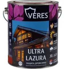 Декоративная пропитка для дерева Veres Ultra Lazura № 7 Махагон 2,7 л