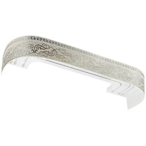 Карниз Ле-Гранд Прима 3,0м (3ряд) айвори с поворотами (3)