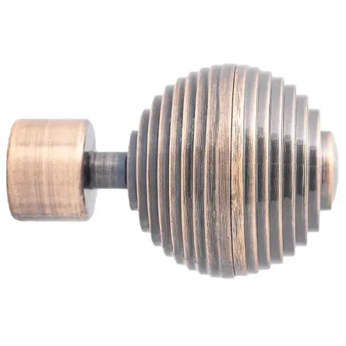 Карниз Ле-Гранд кованный твист 3,0м (2ряд) D25/19/(16) антик золото, Дюна