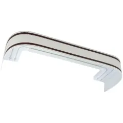 Бленда для карниза Ле-Гранд Лайн жемчуг/орех (30м)