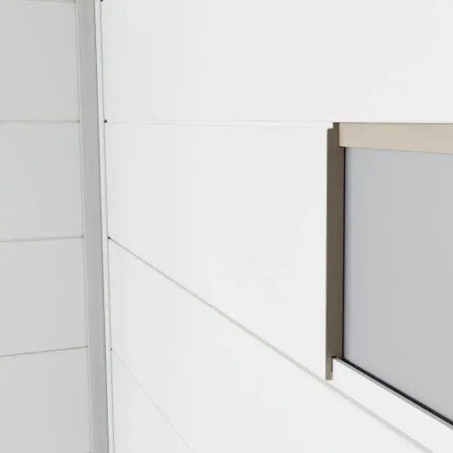 МДФ Декор Белый Глянец 2600*300*6 мм. (уп. 6шт.)