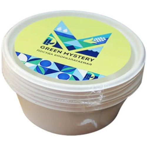 Набор одноразовых тарелок D 130мм 6шт Мистерия Green (192240а)