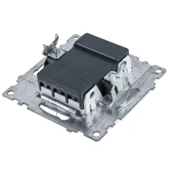 Выключатель 2-кл Катрин белый GLS10-7104-01