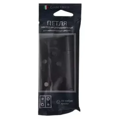 Петля накладная Code Deco 100*75*2,5-В2-BLM мат.ченый (00-00017641)