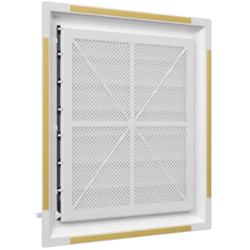 Решетка регулируемая пластмассовая жалюзи 4044AVp