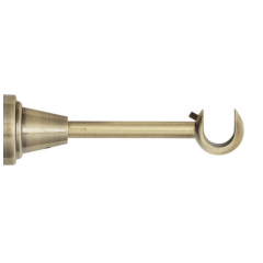 Карниз Ле-Гранд кованный Кронштейн стеновой (1 ряд d19мм) антик-золото