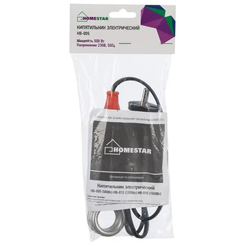 Кипятильник 0,5 кВт HOMESTAR HB-005 (206940)