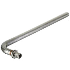 Труба из нерж. стали Г-образная ф 16-2,2 х 25 см