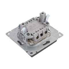 Выключатель 2-кл UNIVersal Афина 10A графит A0023-Gr