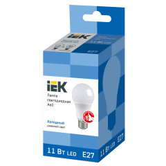 Лампа E27 светодиод.11Вт 6500К IEK А60 (990Lm)