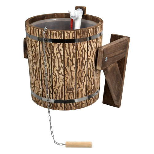 Обливное устройство 13л (липа) с пластик. встав. искусственно состаренное