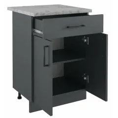 Стол рабочий EVA GOLD с 1 ящиком 60 графит