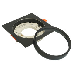 Свет. точ. Feron DL705 GX70 квадрат черный(51108)