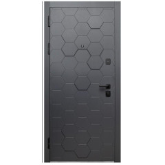 /Дверь метал. Luxor 2МДФ 3Д (2050*960, Левая)