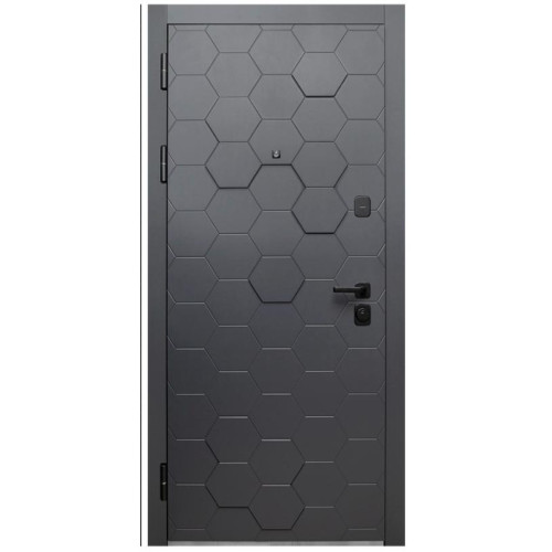 /Дверь метал. Luxor 2МДФ 3Д (2050*960, Левая)