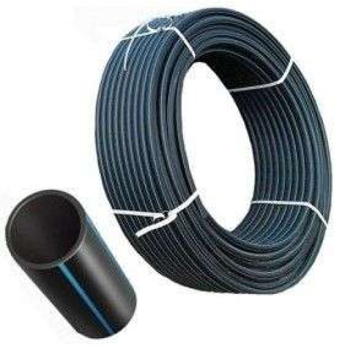 Труба ПНД d40*2.4мм питьевая с синей полосой ПЭ100 SDR 17 (10 атм)