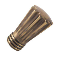 Карниз Ле-Гранд кованный Наконечник Грация d25 антик золото (1 шт)