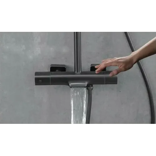 Душевая стойка GAPPO G2495-79, оружейная сталь